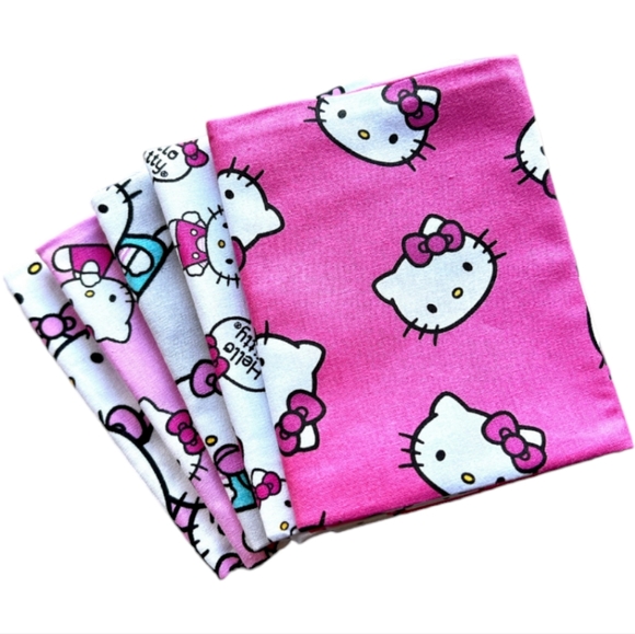 Hello Kitty Fat Quarters Fabric Bundle by Spring Creative - Picture 6 of 6